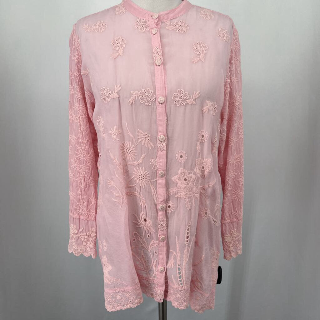 Johnny Was Embroidered Blouse