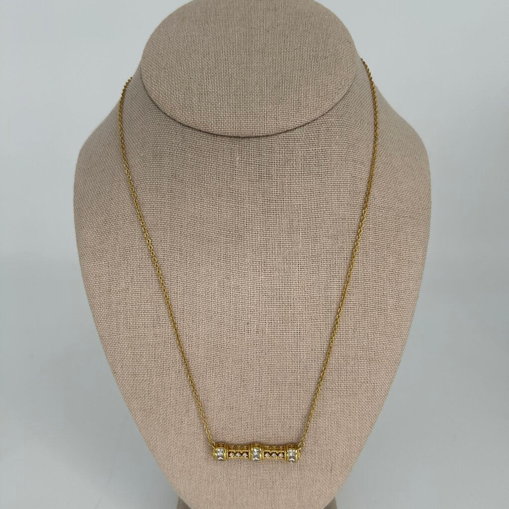 Judith Ripka Estate Bar Necklace
