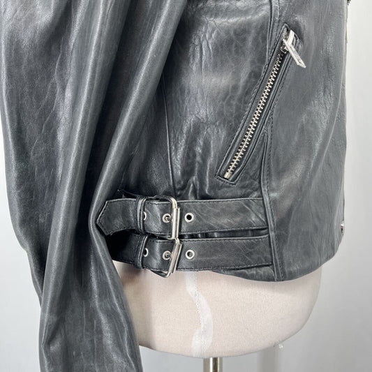 Lucky Brand Leather Moto Jacket