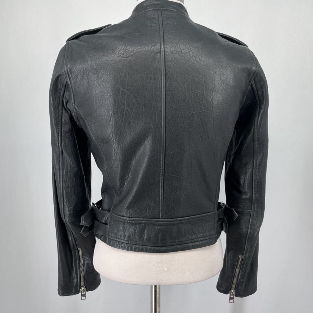 Lucky Brand Leather Moto Jacket