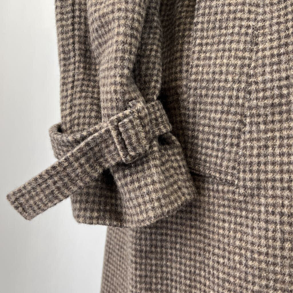 Theory Houndstooth Trench Coat