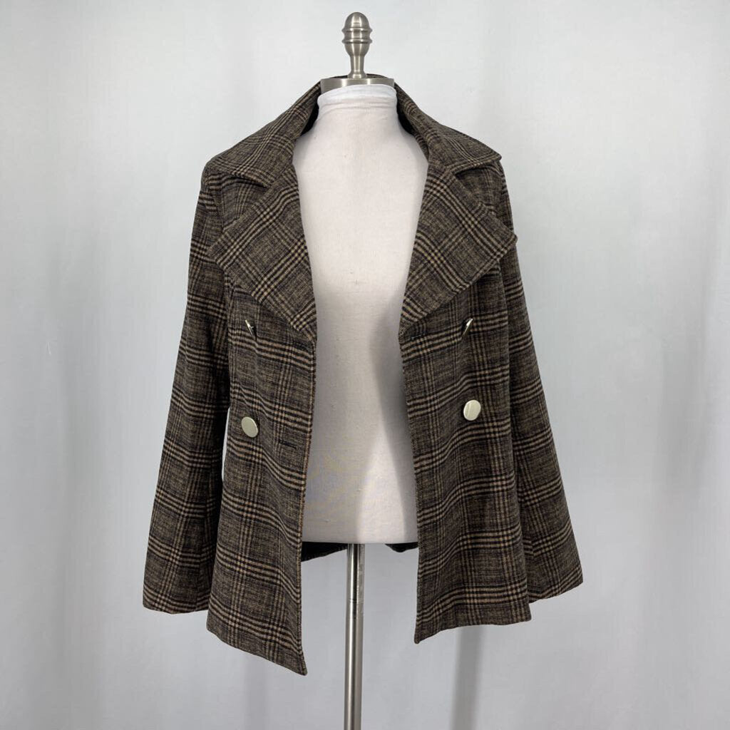 Maralyn & Me Plaid Jacket