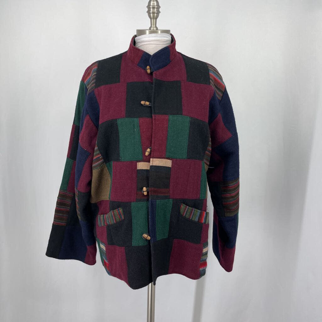Patchwork Wool Jacket