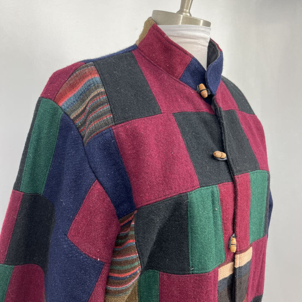 Patchwork Wool Jacket