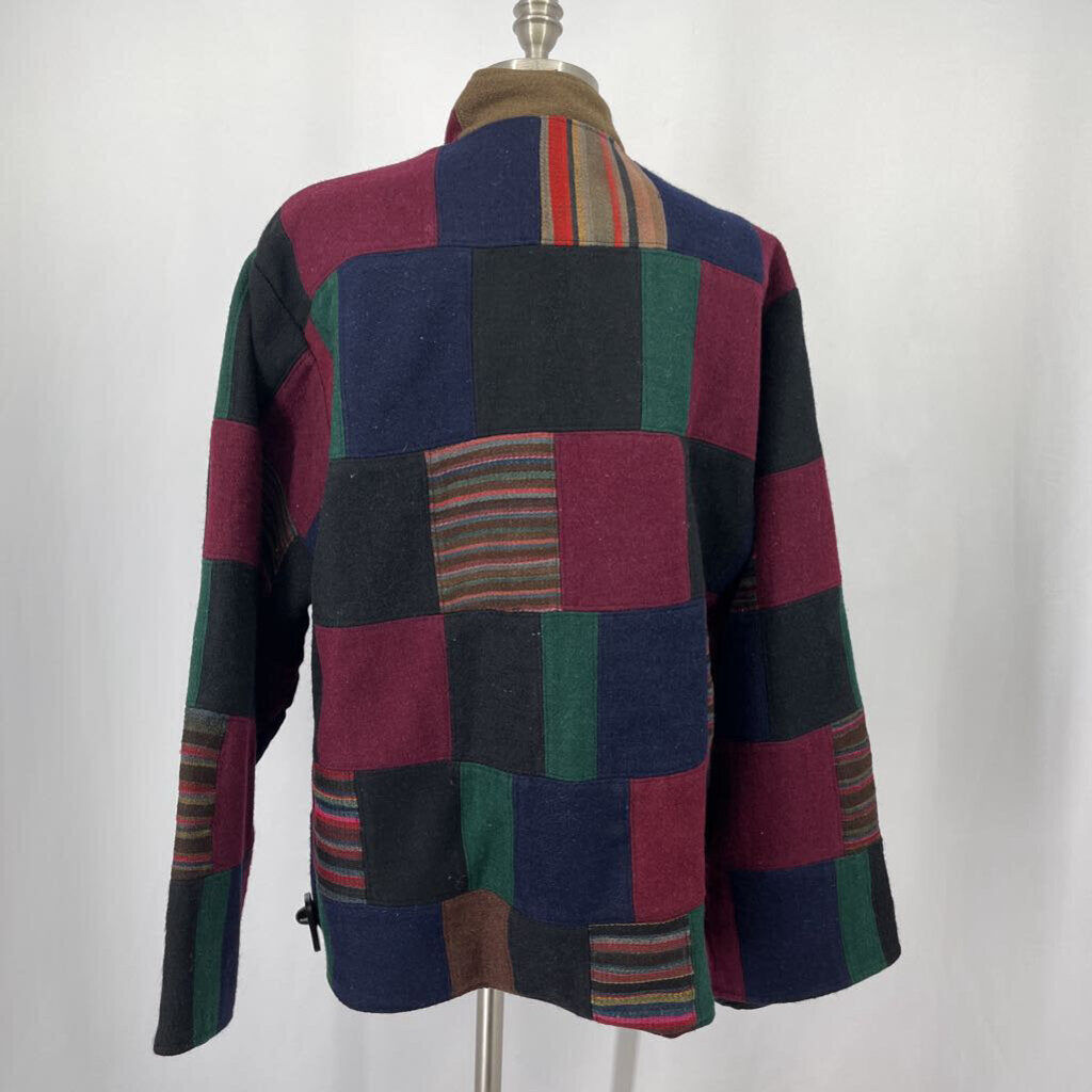 Patchwork Wool Jacket