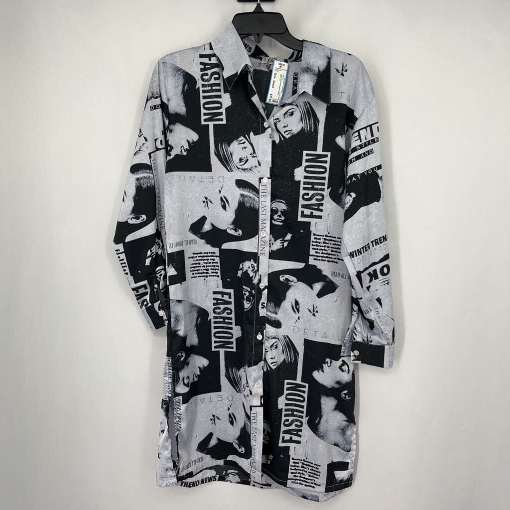 Jon & Anna Newsprint Dress
