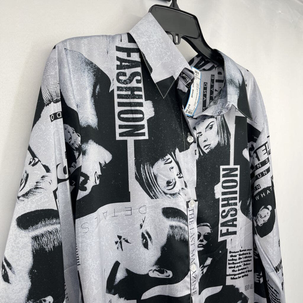 Jon & Anna Newsprint Dress
