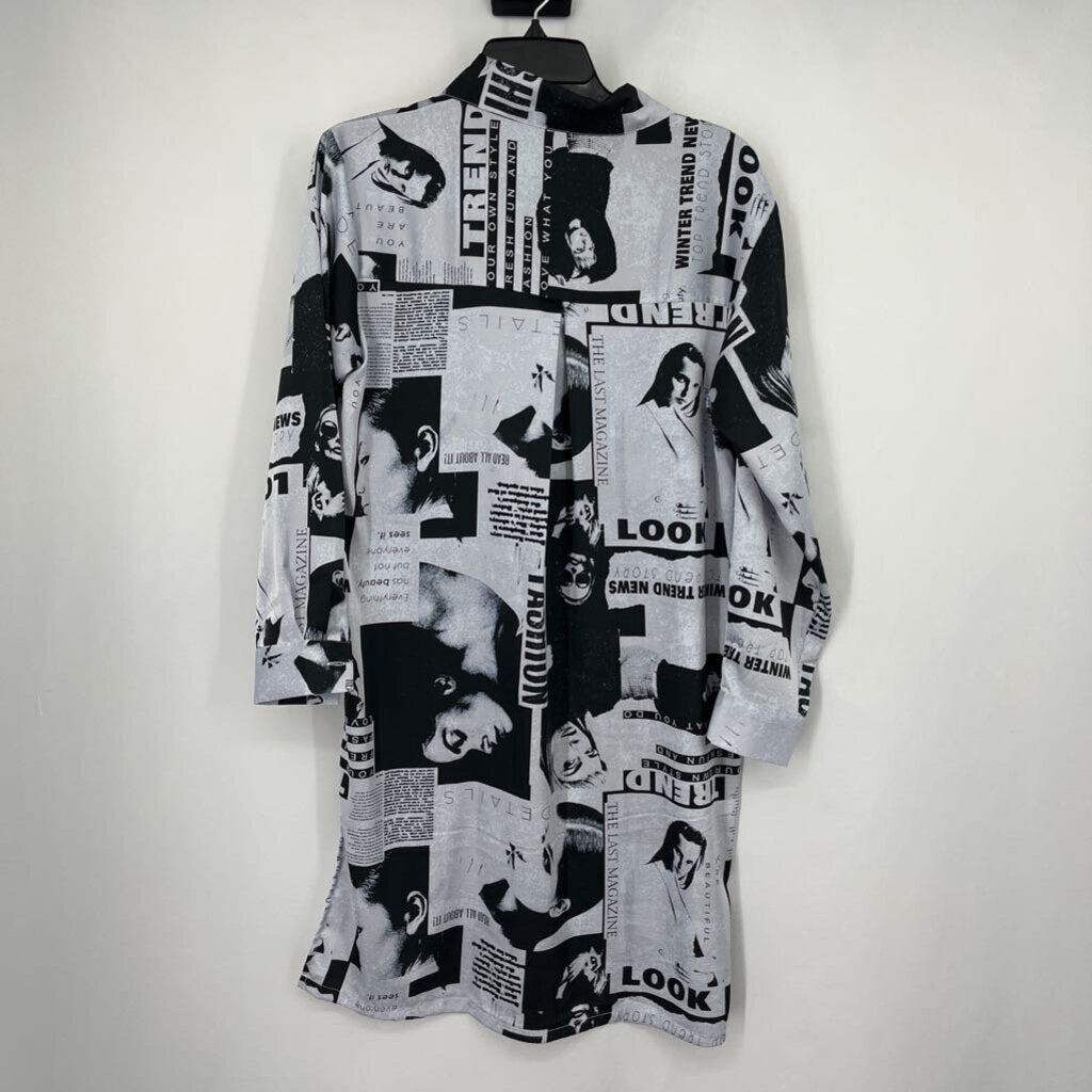 Jon & Anna Newsprint Dress