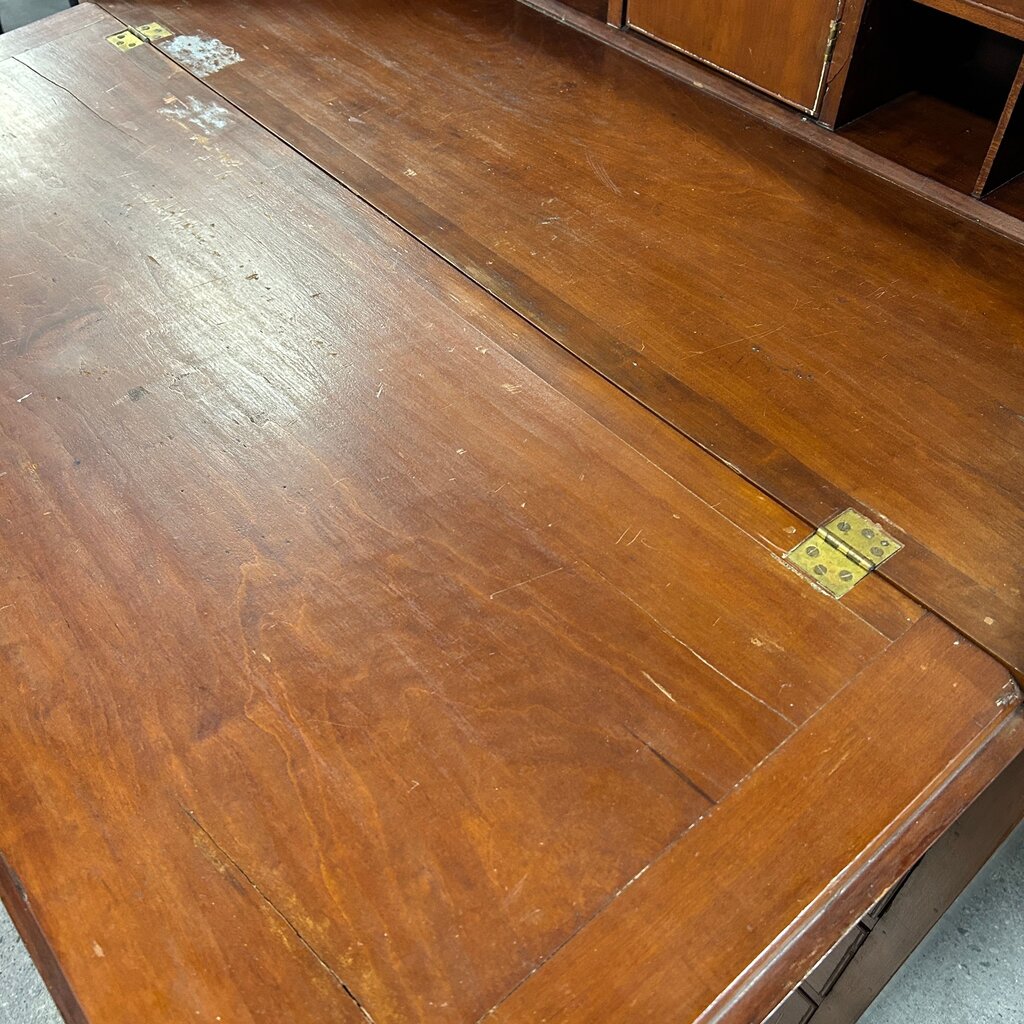 Antique Drop-Leaf Secretary Desk