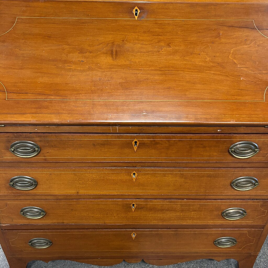 Antique Drop-Leaf Secretary Desk