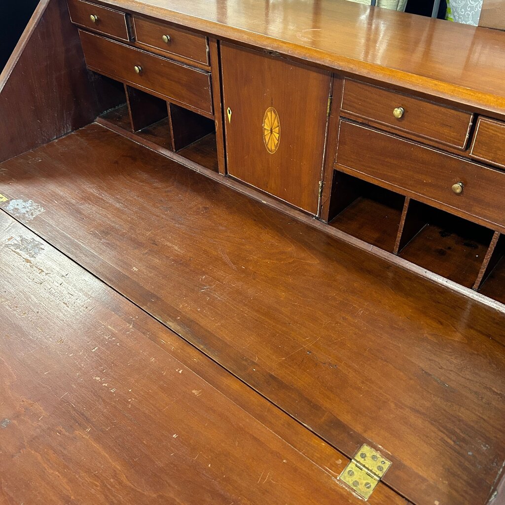 Antique Drop-Leaf Secretary Desk