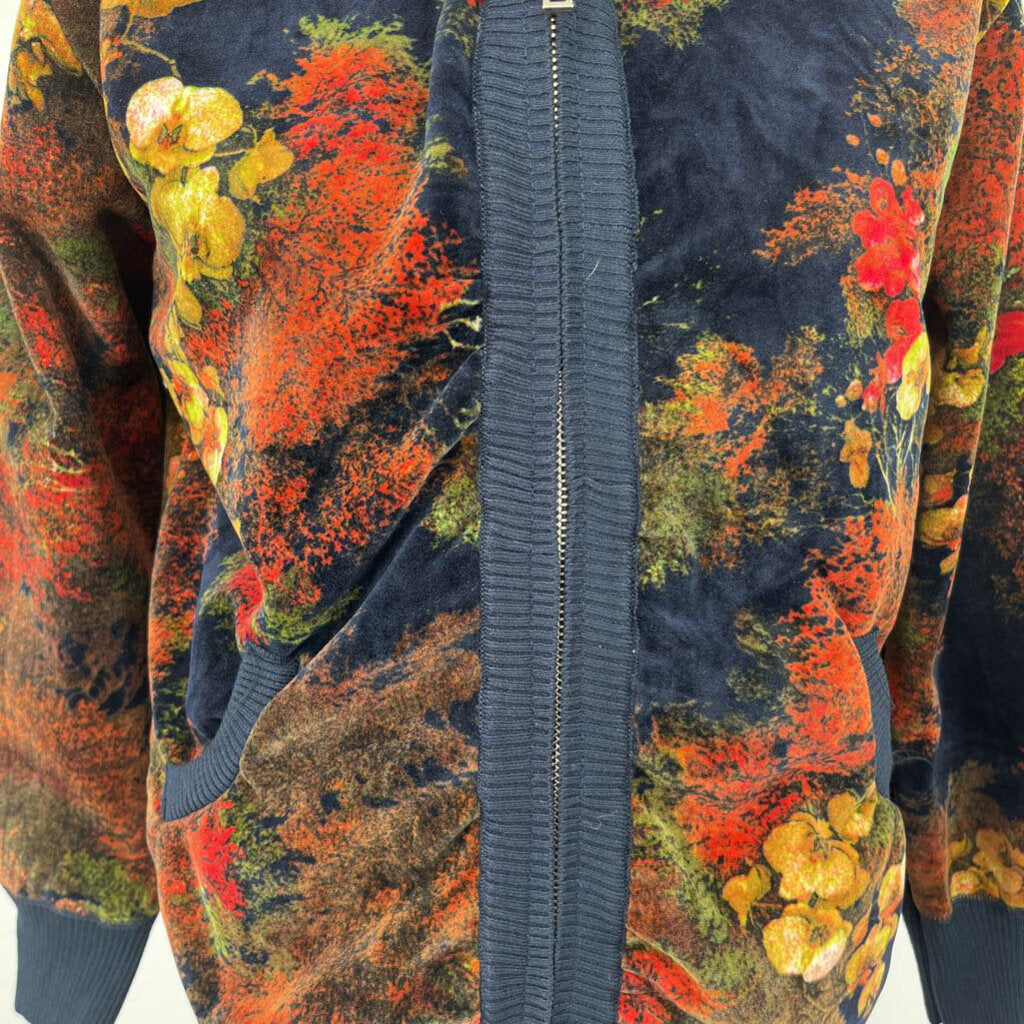 Floral Velour L/s Jacket