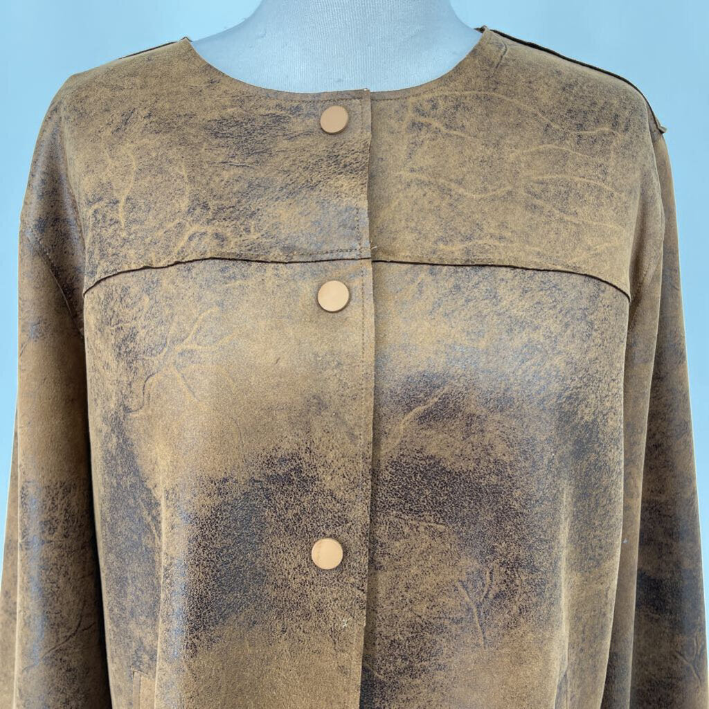 Chicos Faux Leather Jacket