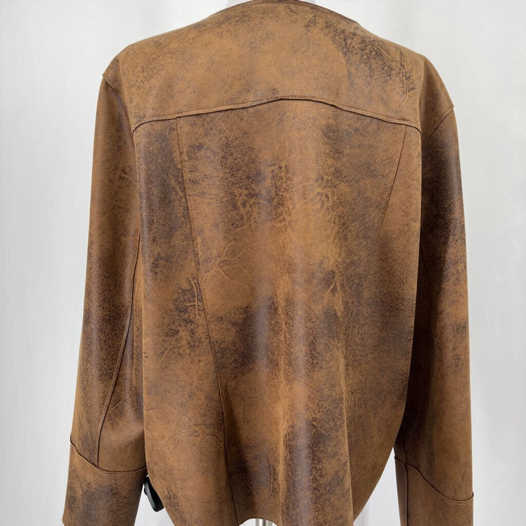Chicos Faux Leather Jacket