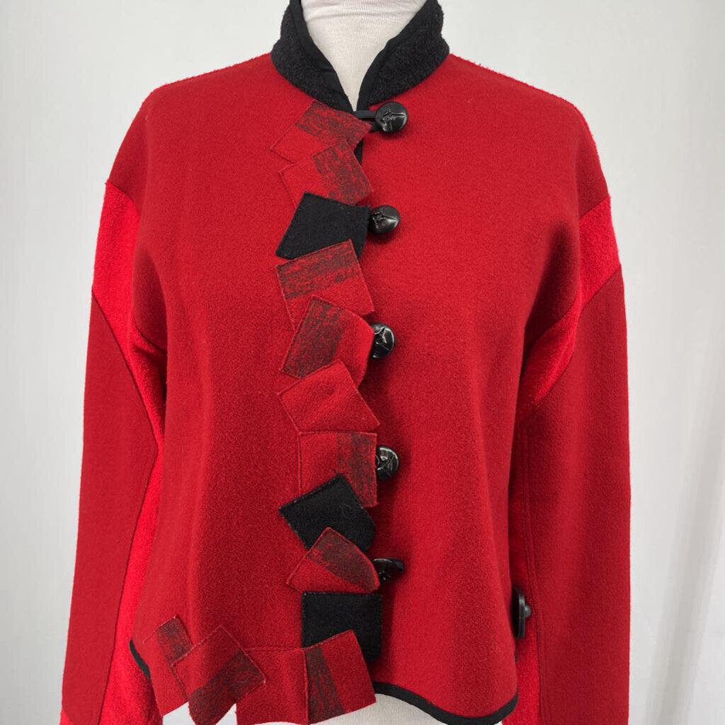 Alissa Wool Abstract Blazer