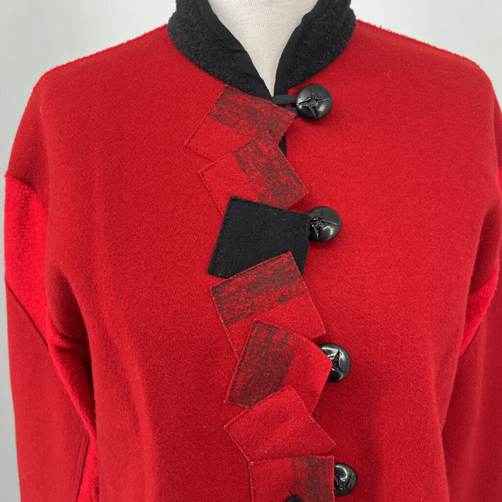 Alissa Wool Abstract Blazer