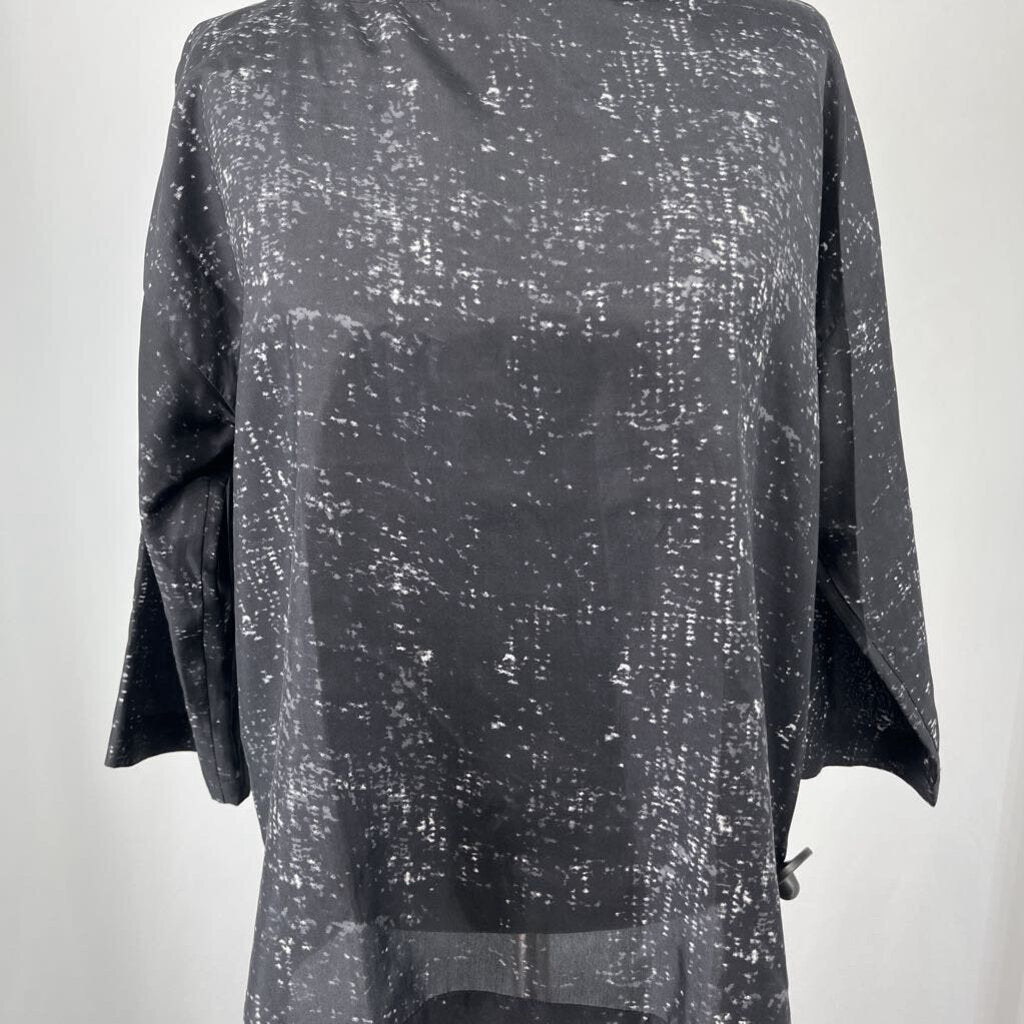 Eileen Fisher 3/4 Slv Silk Shirt