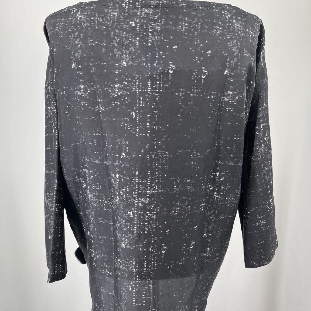 Eileen Fisher 3/4 Slv Silk Shirt