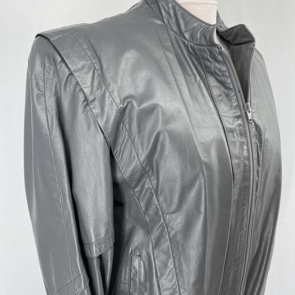 Bermans Leather Bomber Jacket