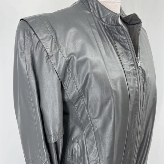Bermans Leather Bomber Jacket