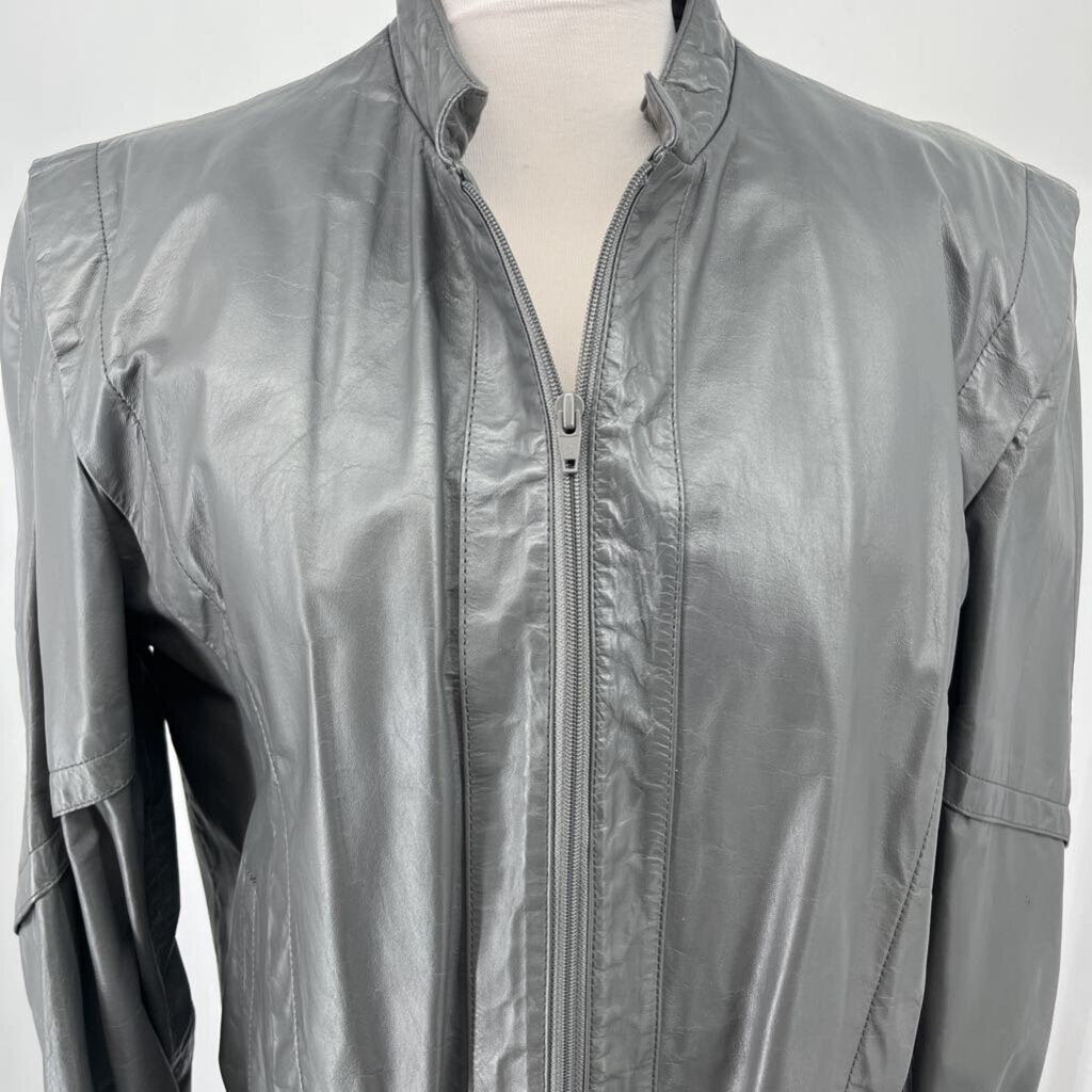 Bermans Leather Bomber Jacket