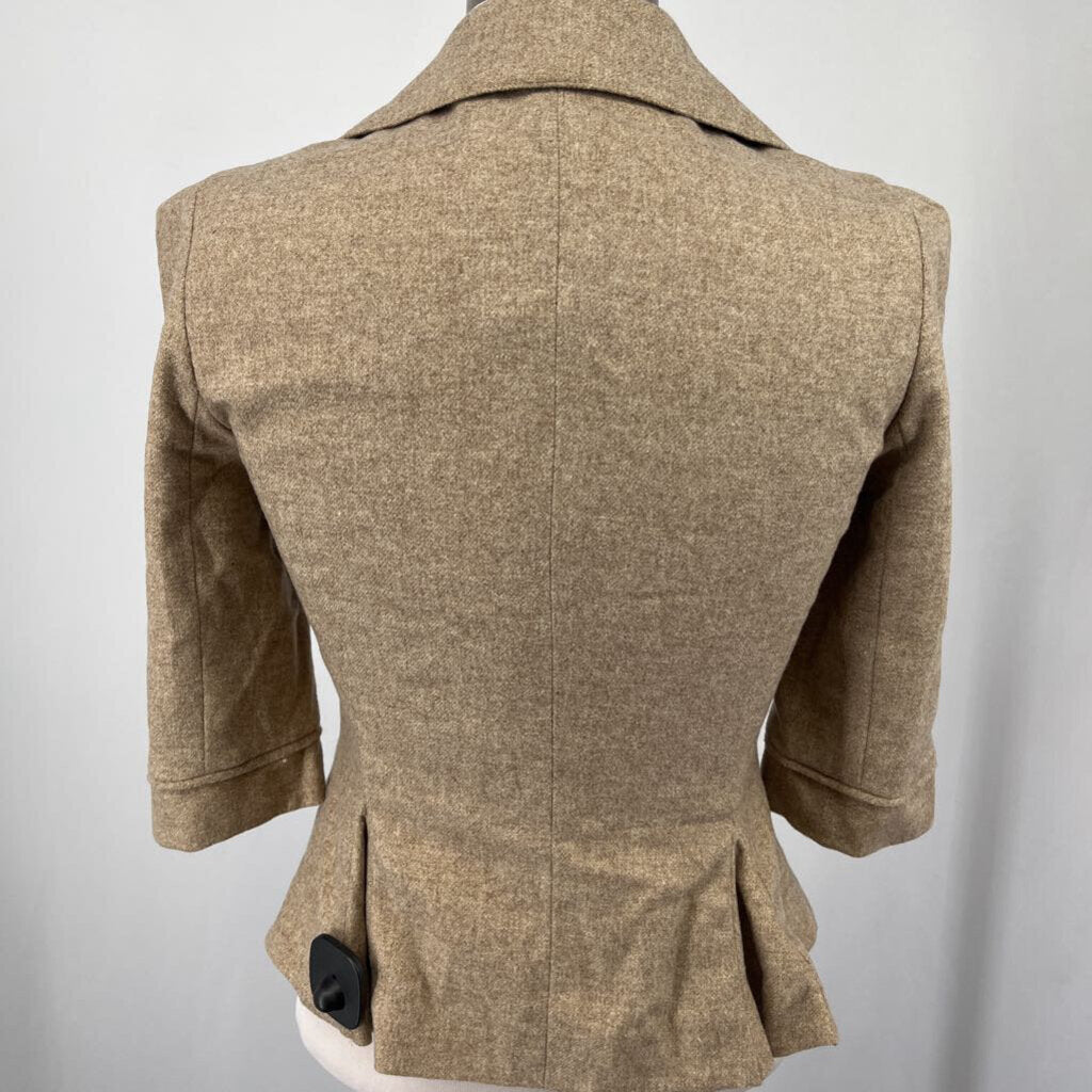 Diane Von Furstenberg 3/4 Slv Blazer
