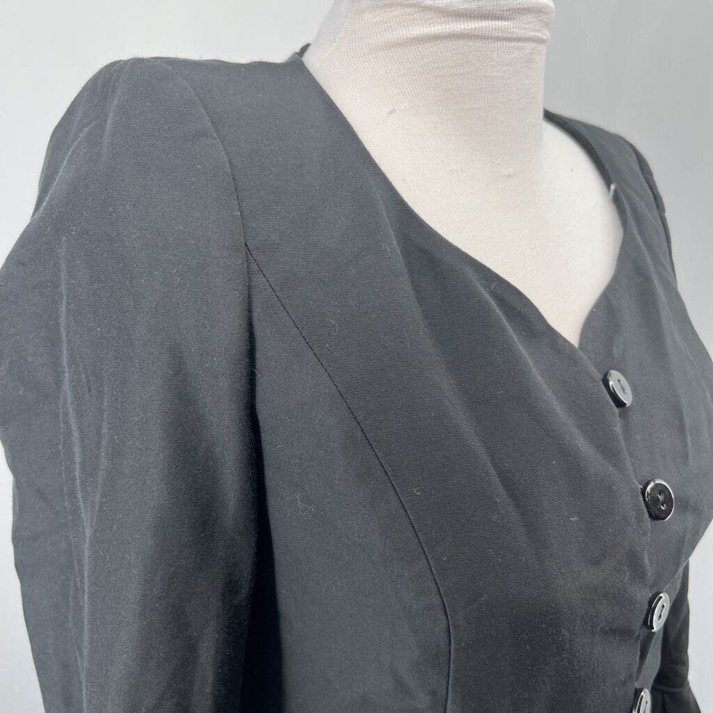 Armani Blazer with Ruffle Trim