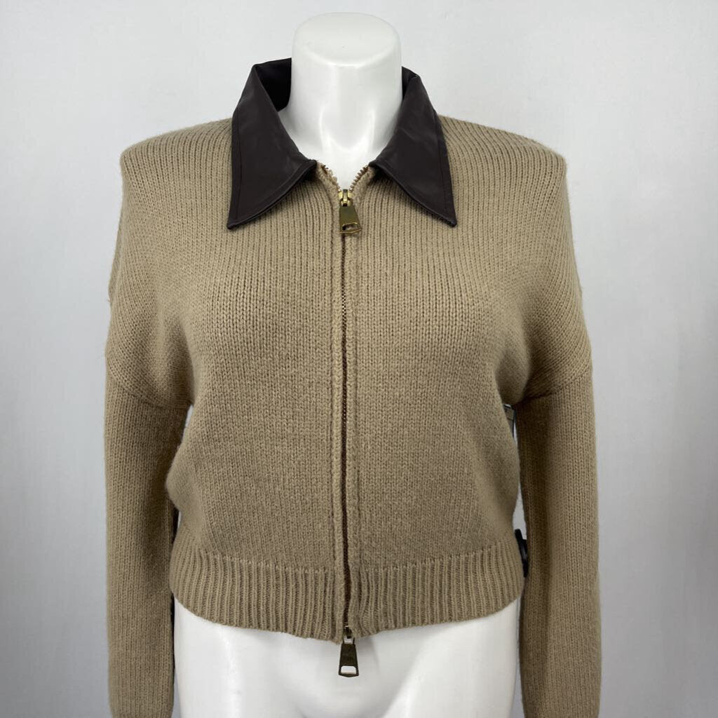 Anthropologie LS Zip Up Cardigan