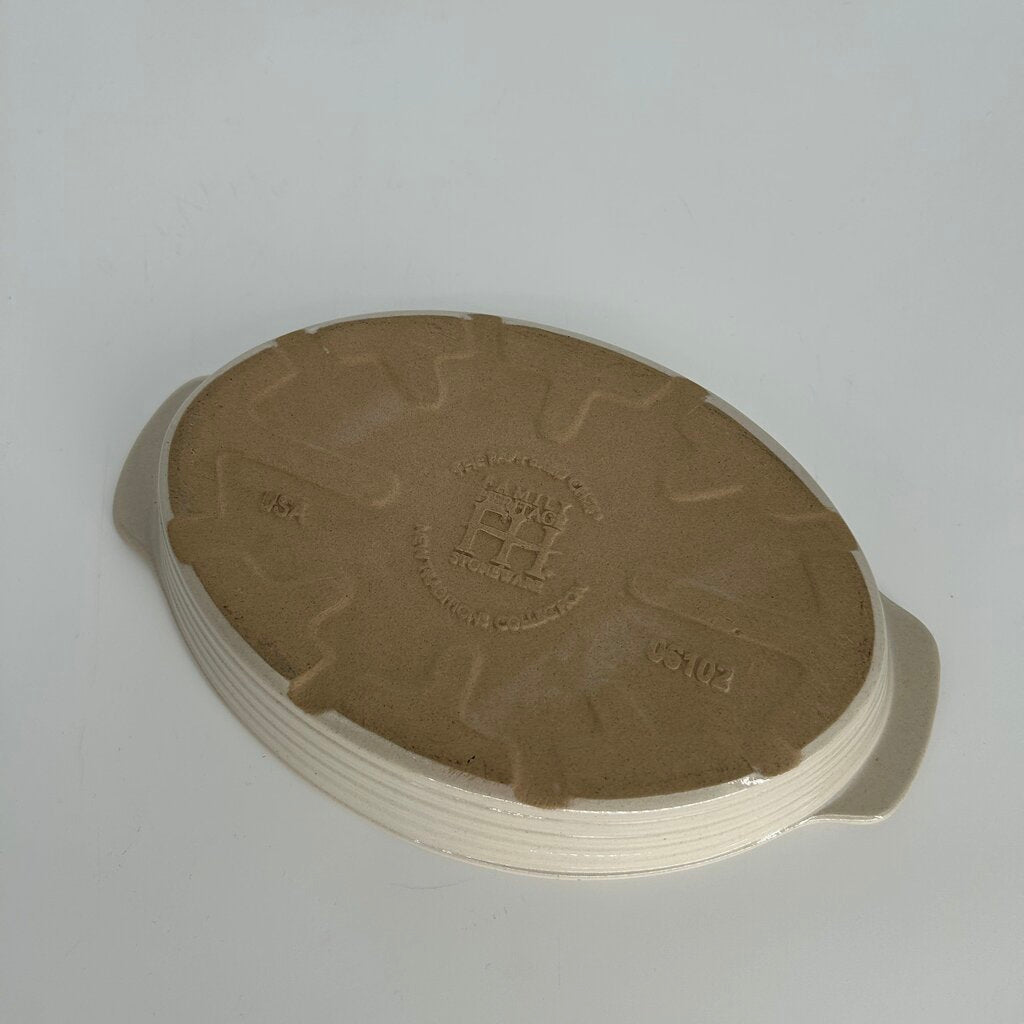 Stoneware Oval Casserole Dish