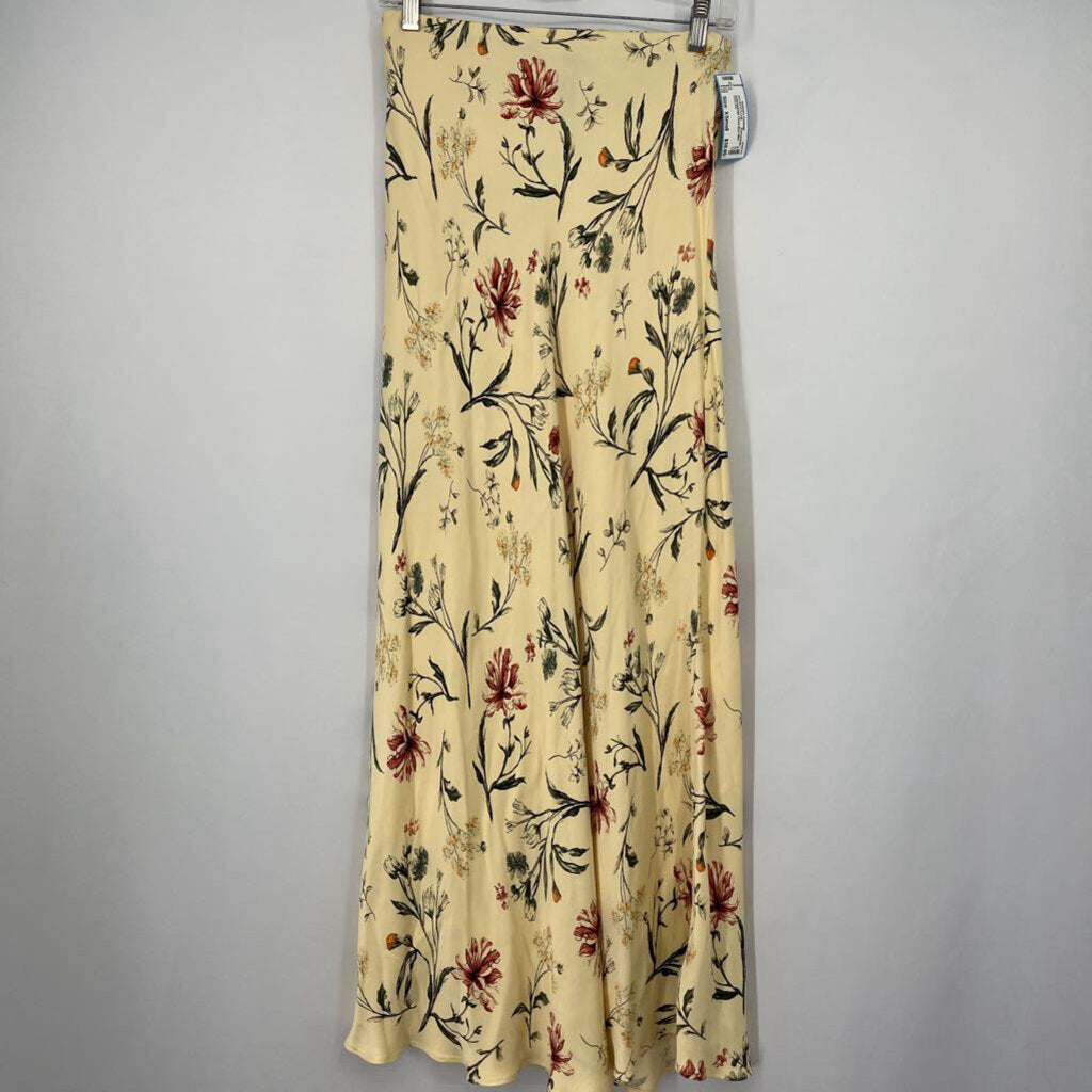 Anthropologie Floral Maxi Skirt