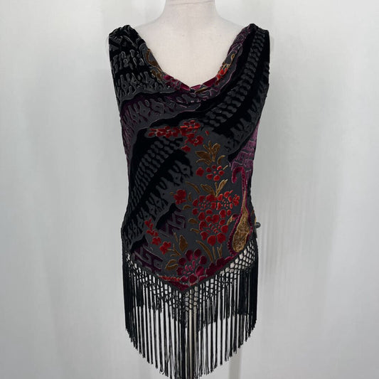 Cachet Velvet Top w/ Fringe