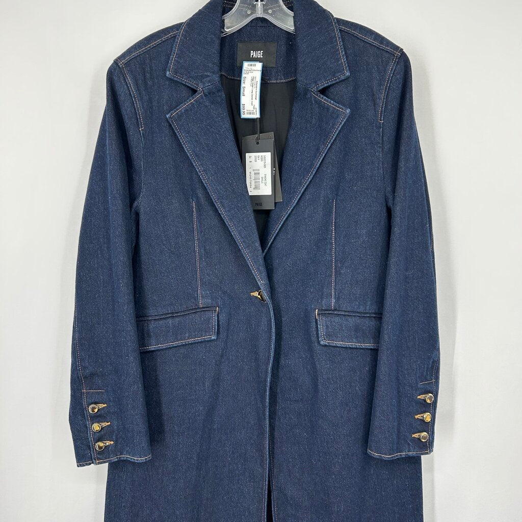 Paige Denim Long Duster Coat