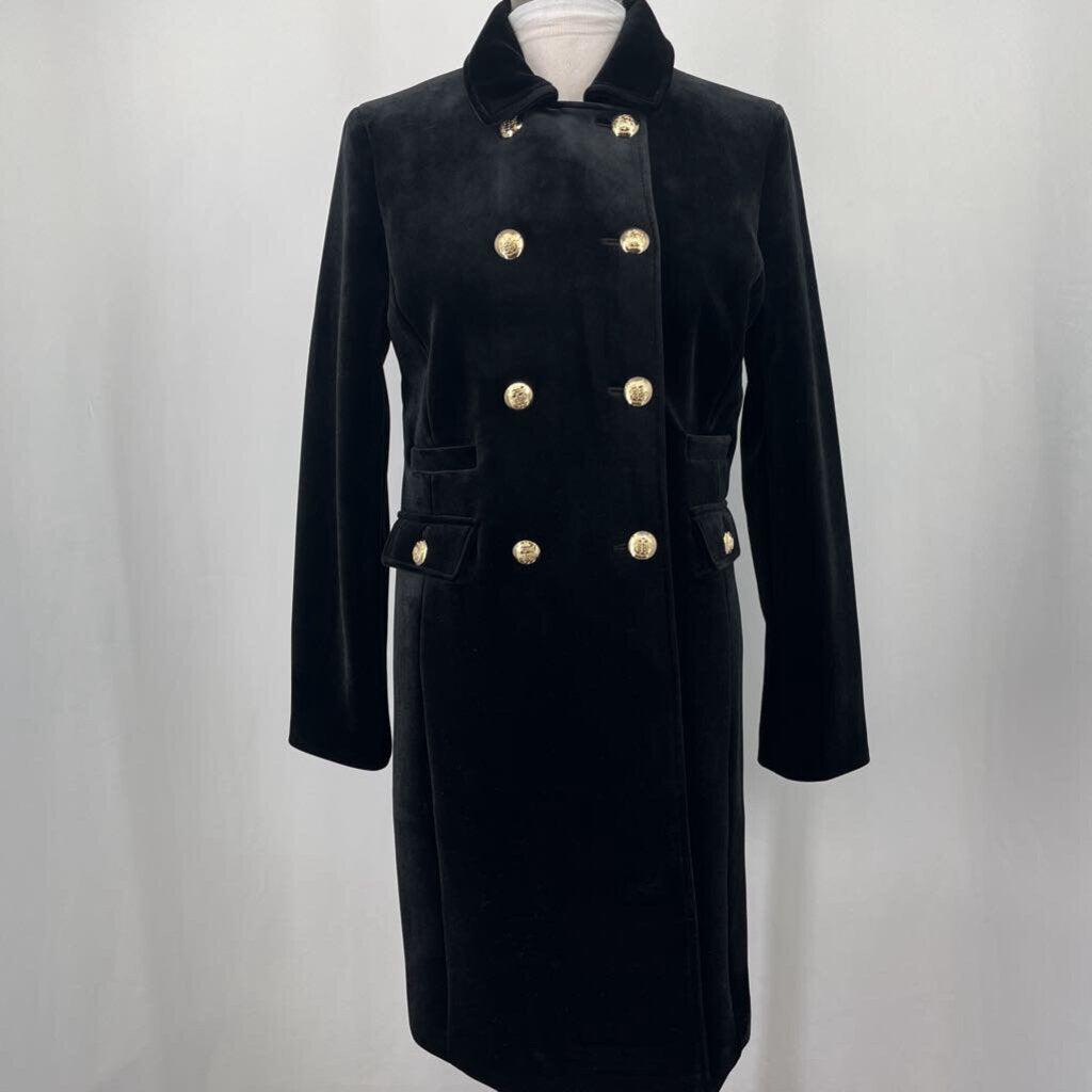 Talbots Double Breasted Velvet Coat