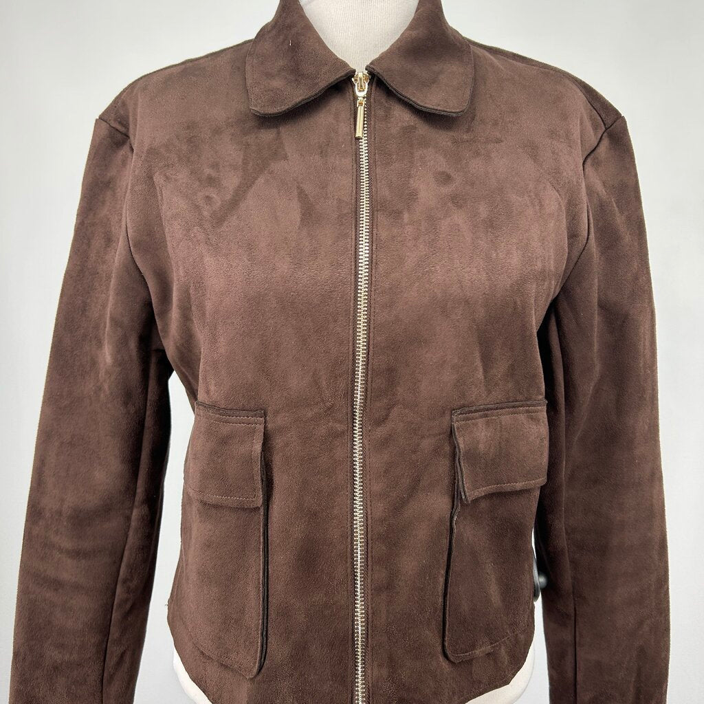 House of Harlow Faux Suede Jacket
