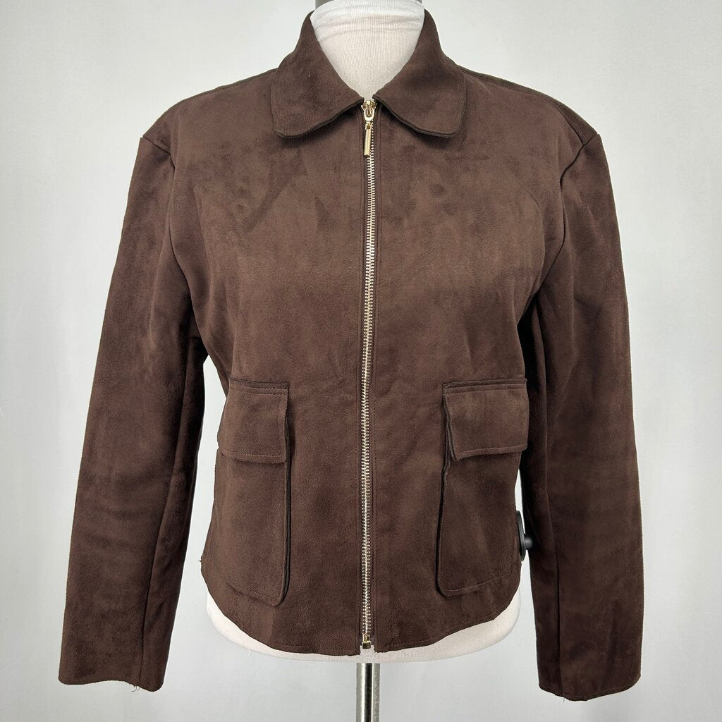 House of Harlow Faux Suede Jacket