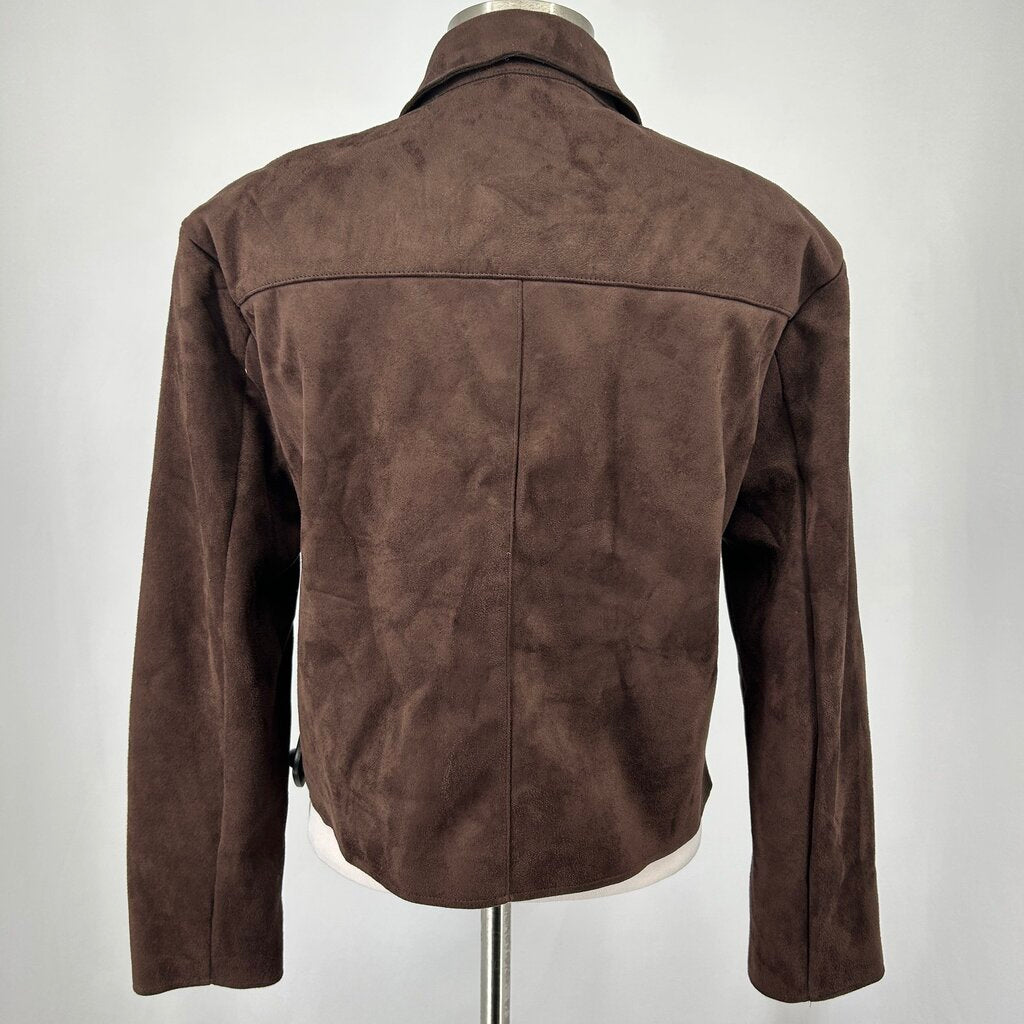 House of Harlow Faux Suede Jacket