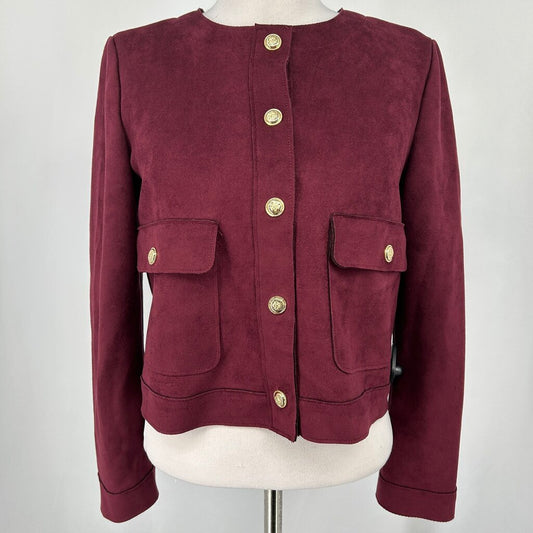 Catherine Malandrino Faux Suede Jacket
