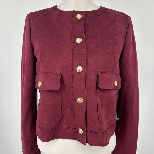 Catherine Malandrino Faux Suede Jacket