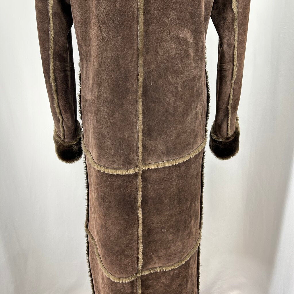 Brandon Thomas Long Leather Coat