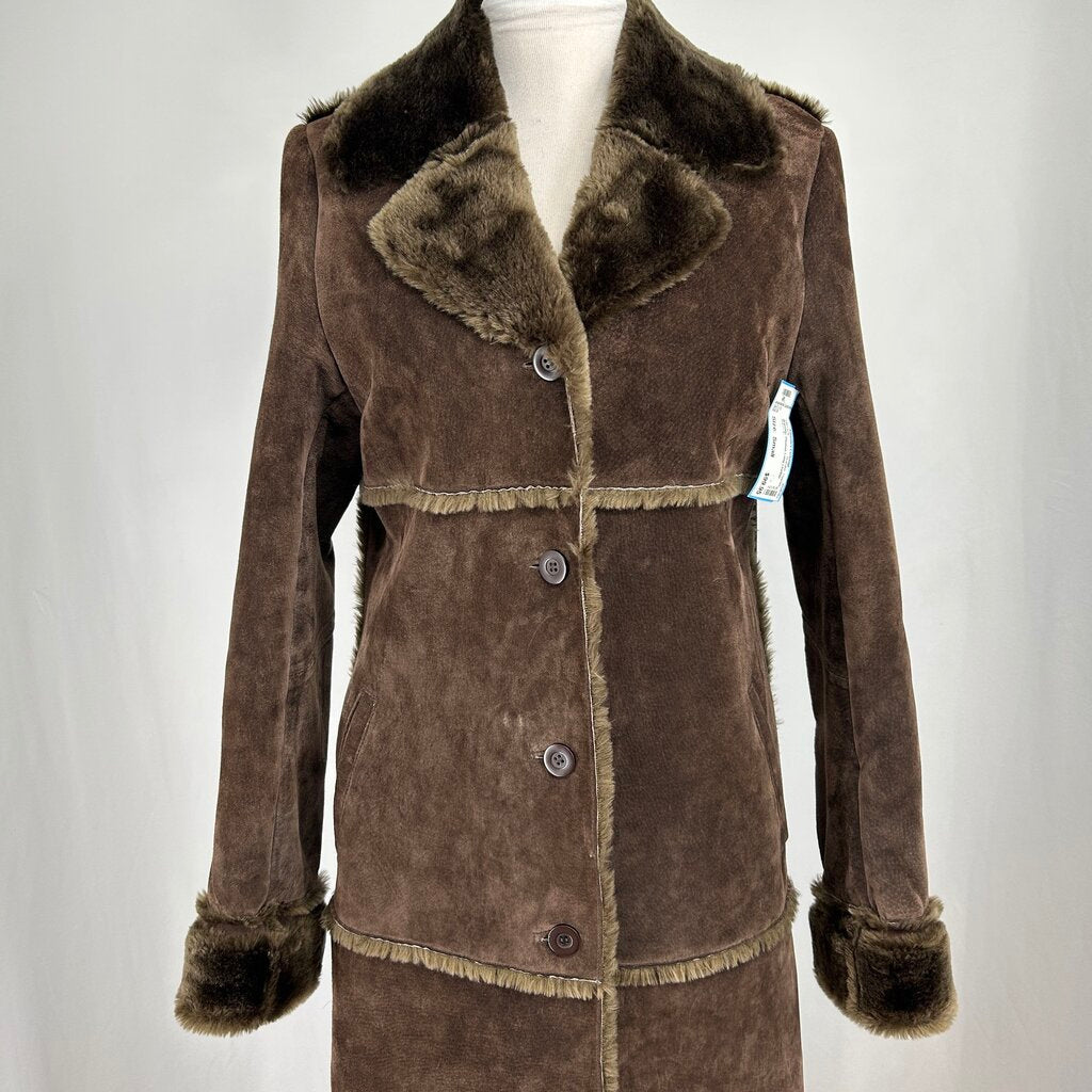Brandon Thomas Long Leather Coat