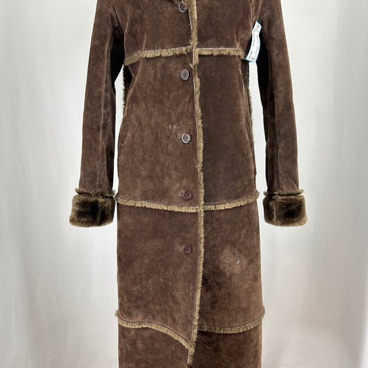 Brandon Thomas Long Leather Coat