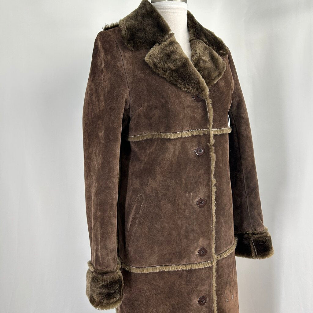 Brandon Thomas Long Leather Coat