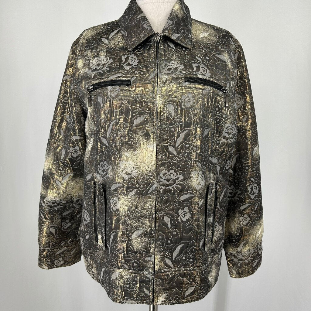 Chicos Floral Jacket