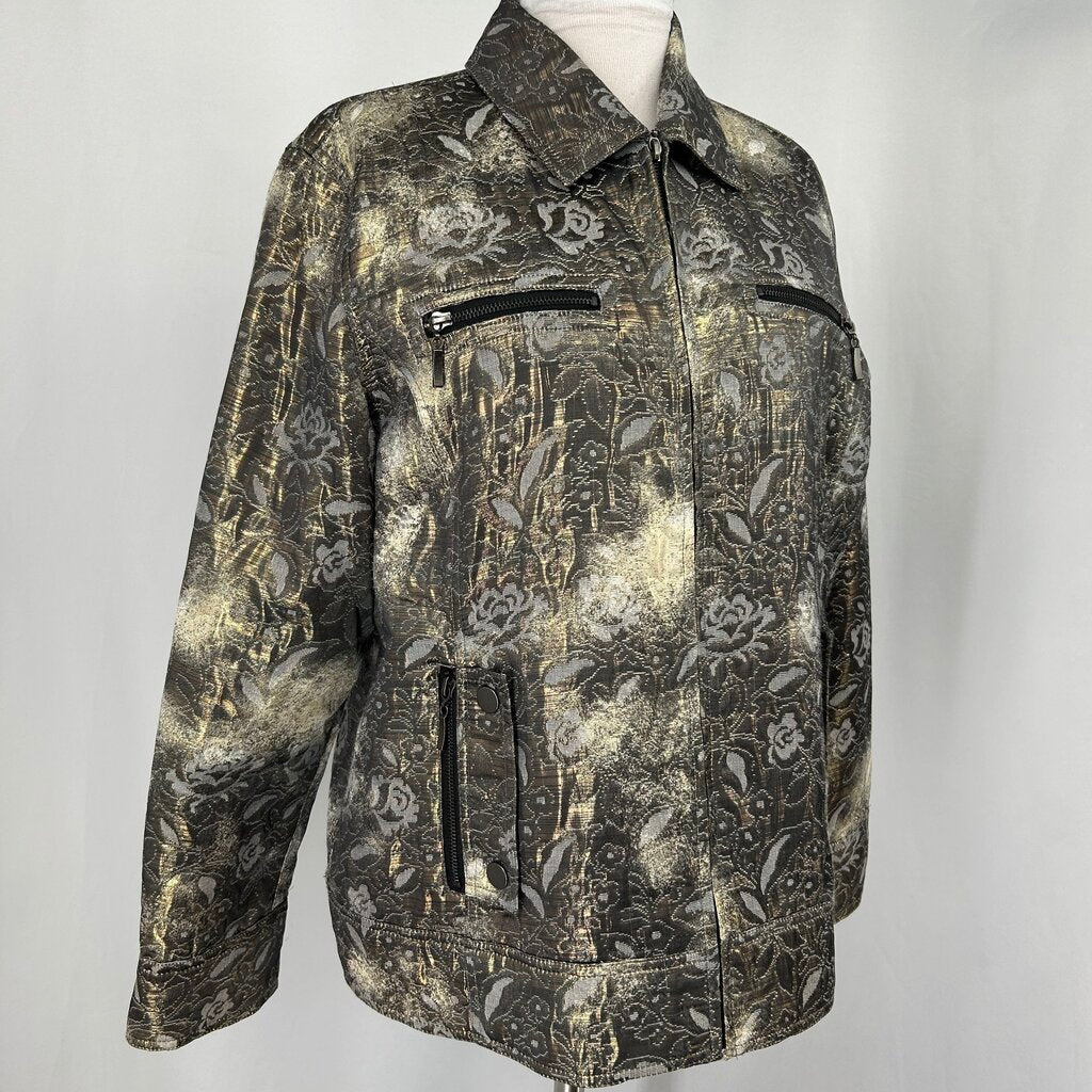 Chicos Floral Jacket
