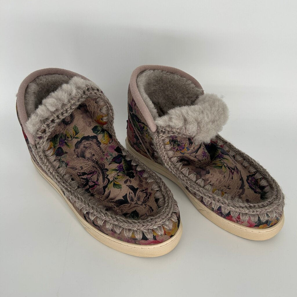 Mou Floral Sneaker Boots