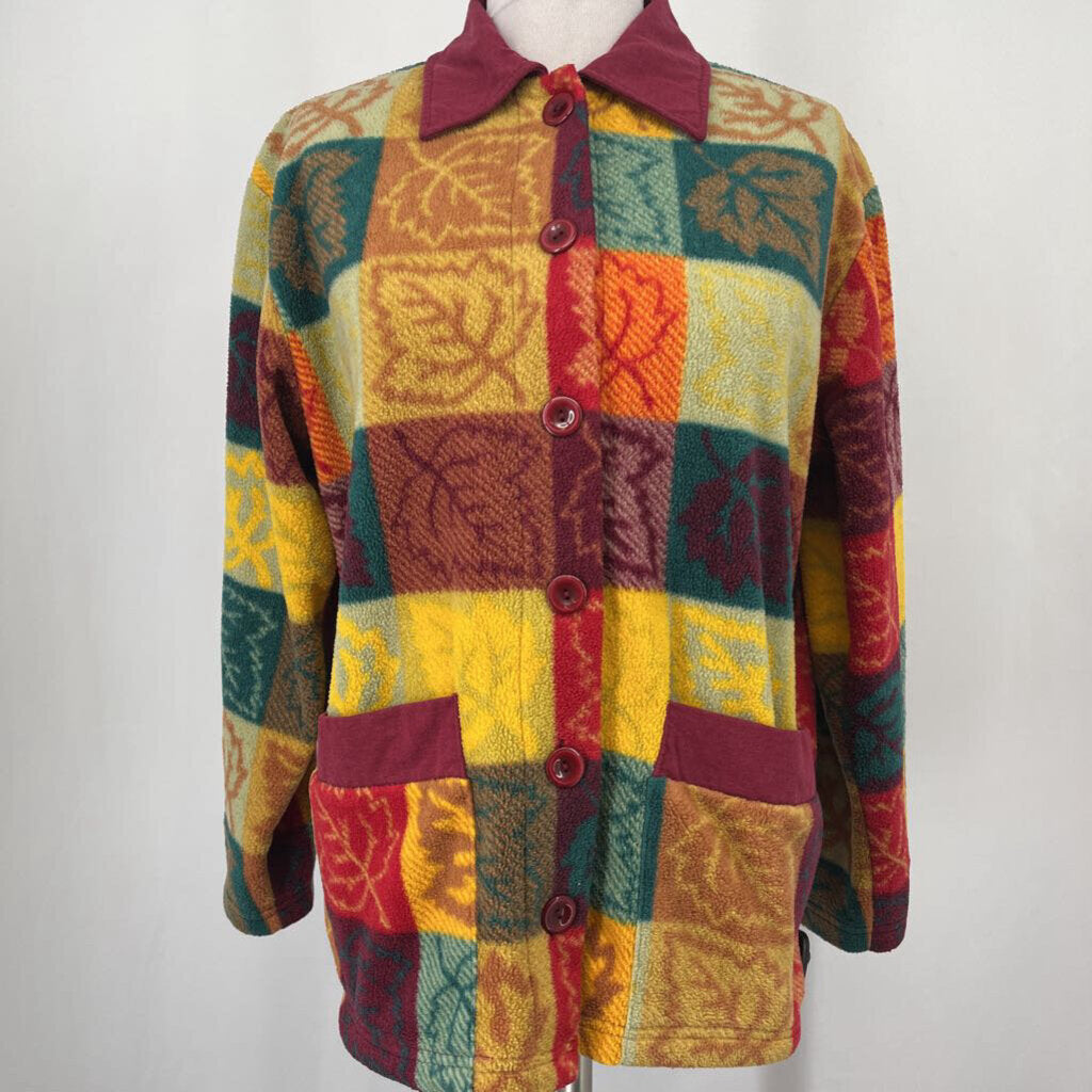 Cityscape Fleece Patchwork Jacket