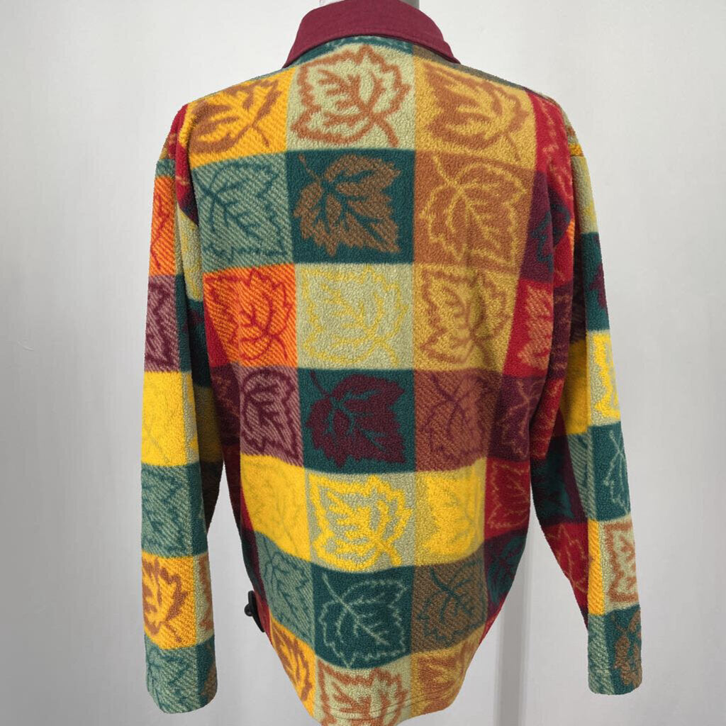 Cityscape Fleece Patchwork Jacket