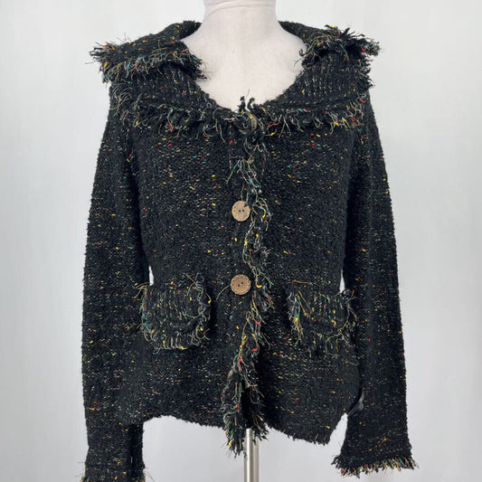 Sioni Fringed Cardigan