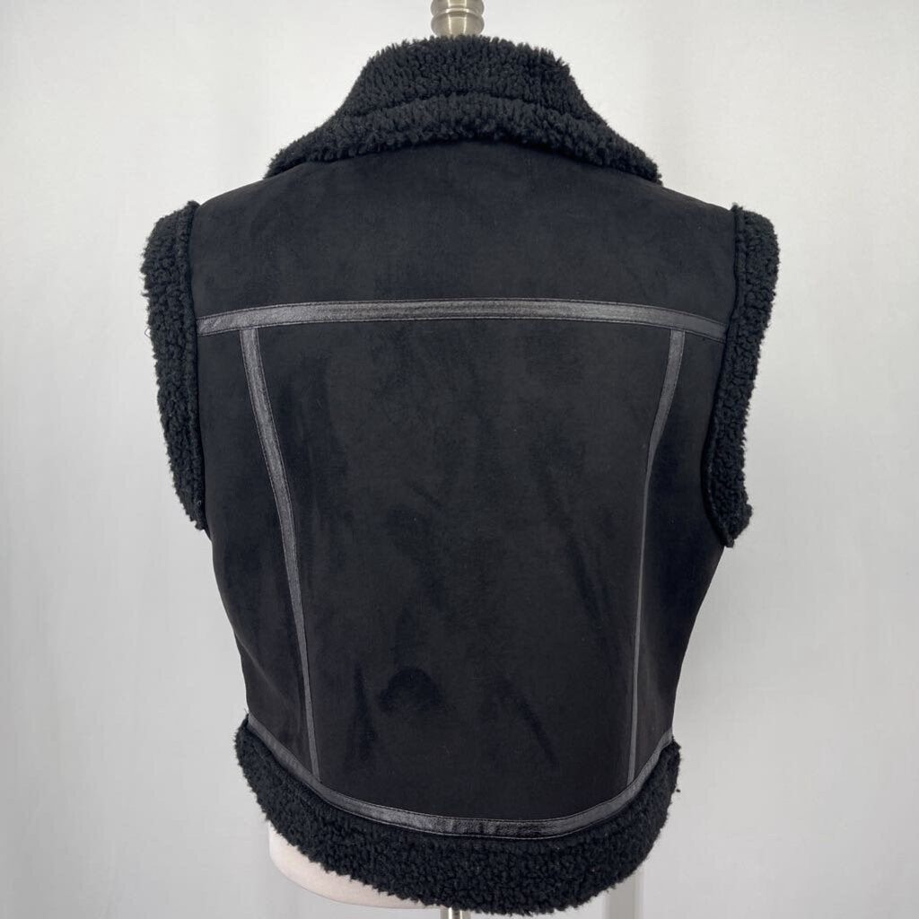 Mark Edward Faux Suede Mono Vest