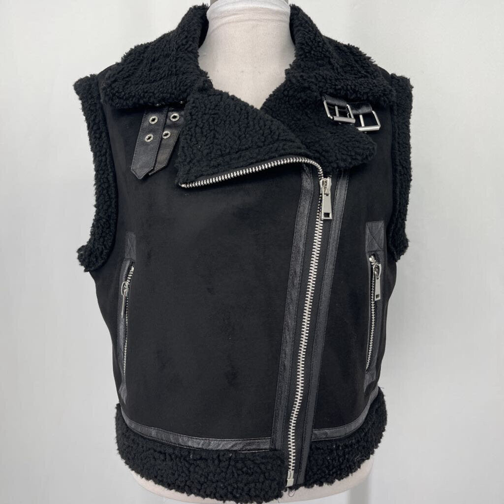 Mark Edward Faux Suede Mono Vest